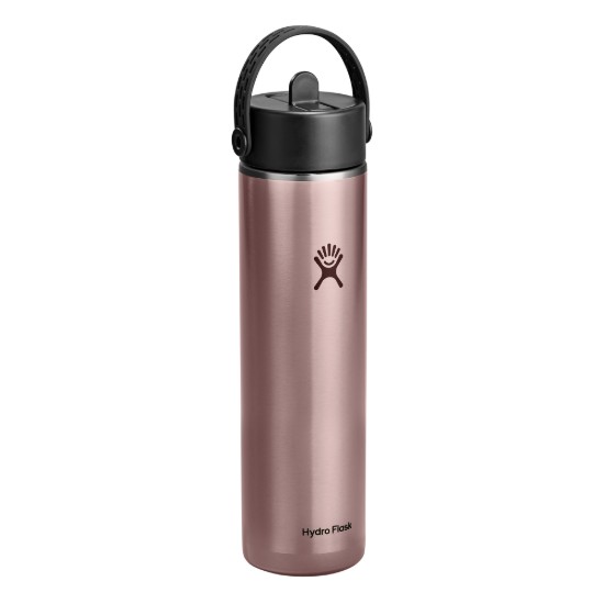 "Lightweight Straw" thermo-insulated bottle, stainless steel, 710 ml, Quartz - Hydro Flask