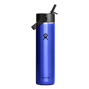 "Lightweight Straw" thermo-insulated bottle, stainless steel, 710 ml, Sapphire Blue - Hydro Flask