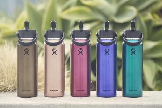"Lightweight Straw" termoisolatsiooniga pudel, roostevaba teras, 950 ml, Sapphire Blue - Hydro Flask