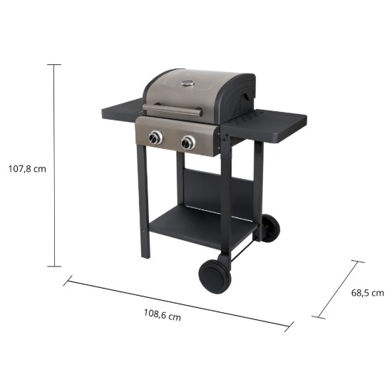 Gríoscán leictreach lasmuigh Buddy, 2600W - Unold