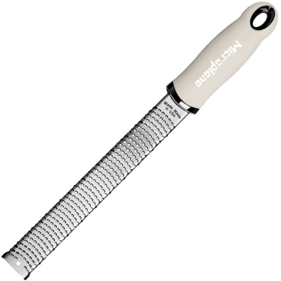 Klassische Reibe, Edelstahl in chirurgischer Qualität, 32,5 cm, Cashmere Beige - Microplane