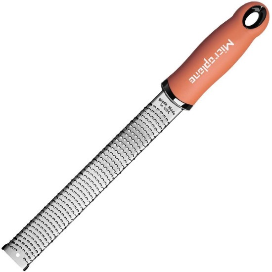 Klassische Reibe, chirurgischer Edelstahl, 32,5 cm, Cinnamon Orange - Microplane