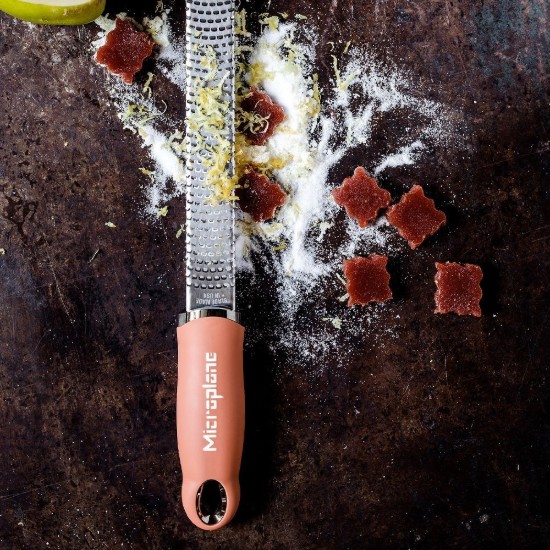 Klassische Reibe, chirurgischer Edelstahl, 32,5 cm, Cinnamon Orange - Microplane
