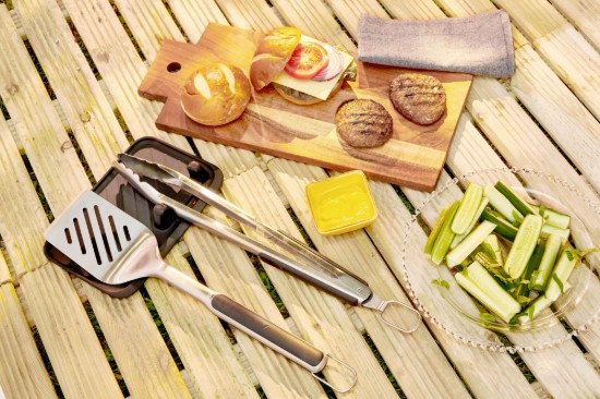 Grillset mit Wender und Zange, Edelstahl – OXO