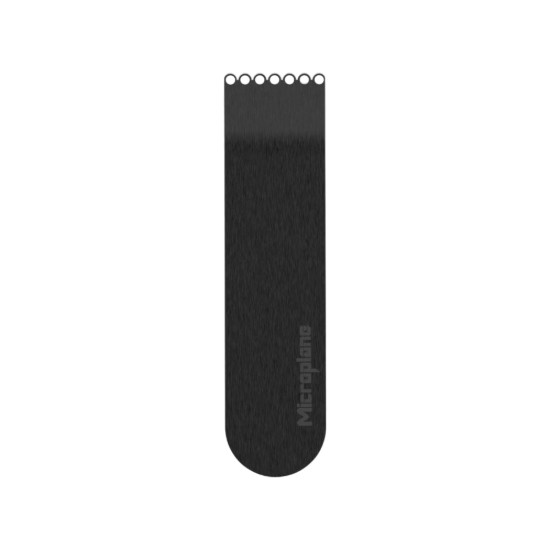 5 parçalı PVD kaplamalı paslanmaz çelik bar gereçleri seti, ahşap bloklu, "Style Line", Black - Microplane