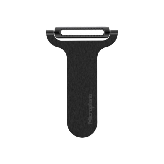 5 parçalı PVD kaplamalı paslanmaz çelik bar gereçleri seti, ahşap bloklu, "Style Line", Black - Microplane
