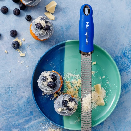 Classic grater, surgical stainless steel, 32.5 cm, Blueberry Pop - Microplane