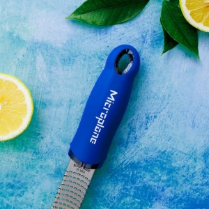 Classic grater, surgical stainless steel, 32.5 cm, Blueberry Pop - Microplane