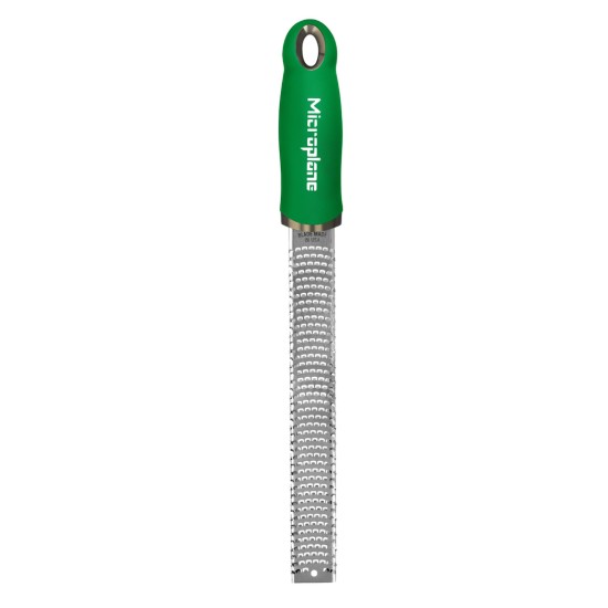 Classic grater, surgical stainless steel, 32.5 cm, Fresh Basil Green - Microplane