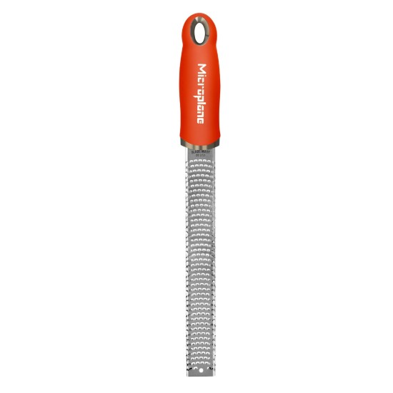 Classic grater, surgical stainless steel, 32.5 cm, Sunset Orange - Microplane