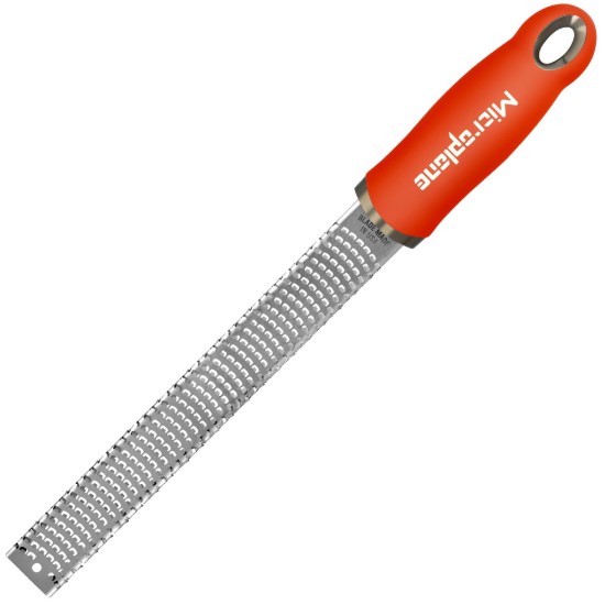 Classic grater, surgical stainless steel, 32.5 cm, Sunset Orange - Microplane