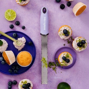 Classic grater, surgical stainless steel, 32.5 cm, Lavander Bloom - Microplane