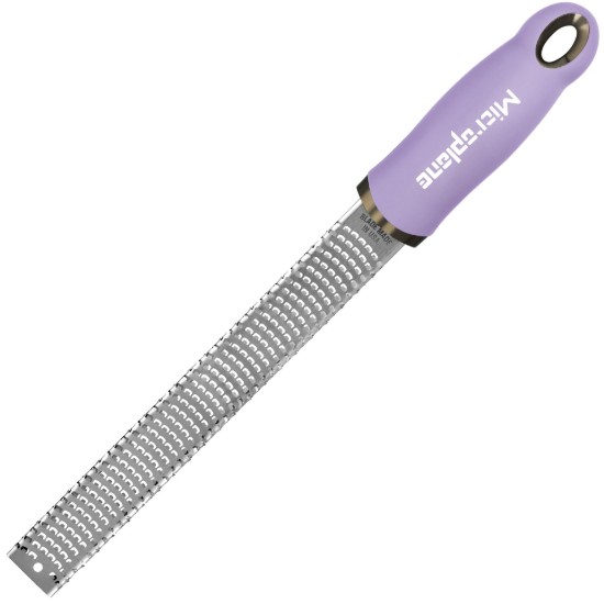 Classic grater, surgical stainless steel, 32.5 cm, Lavander Bloom - Microplane