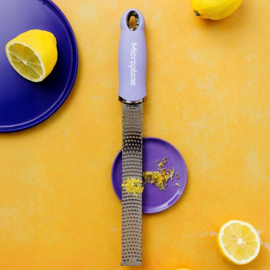 Classic grater, surgical stainless steel, 32.5 cm, Lavander Bloom - Microplane
