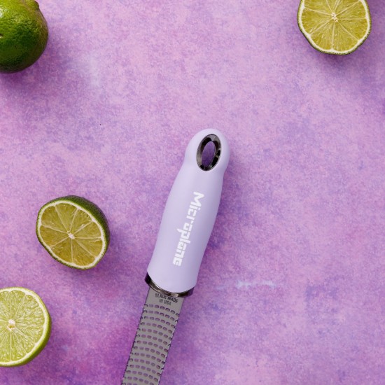 Classic grater, surgical stainless steel, 32.5 cm, Lavander Bloom - Microplane