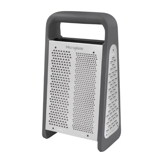 5-surface multi-purpose grater, stainless steel, "PureCut", Dark Grey - Microplane