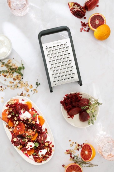 5-surface multi-purpose grater, stainless steel, "PureCut", Dark Grey - Microplane
