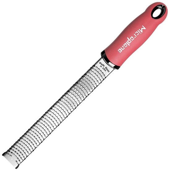 Classic grater, surgical-grade stainless steel, 32.5 cm, Lipstick Pink - Microplane