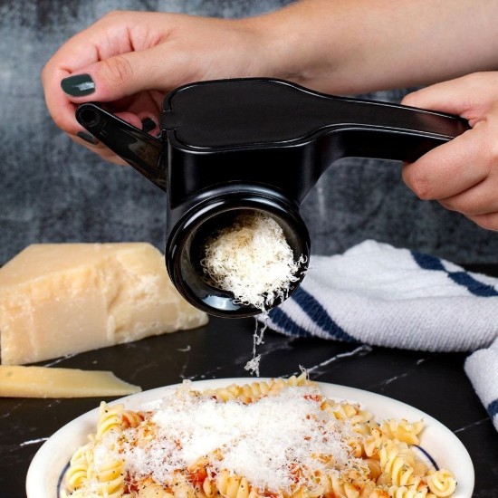 Rotary grater, stainless steel, "Specialty", Black - Microplane