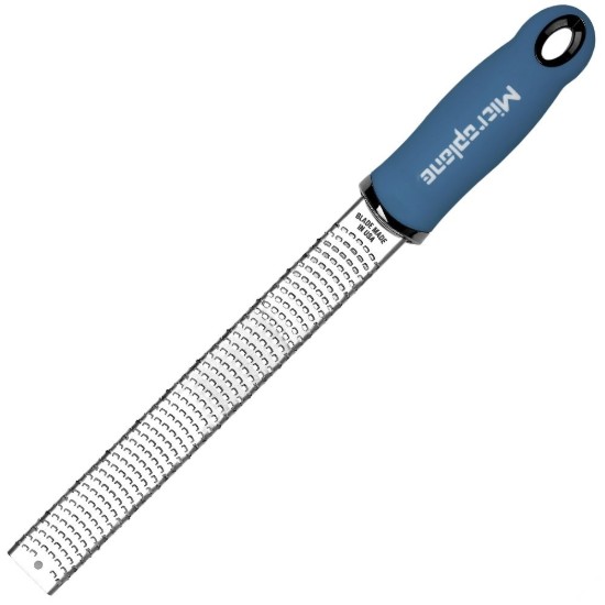 Klassische Reibe, chirurgischer Edelstahl, 32,5 cm, Denim Blue - Microplane