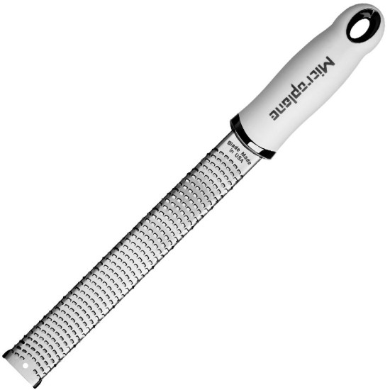 Klassische Reibe, Edelstahl in chirurgischer Qualität, 32,5 cm, Weiß - Microplane