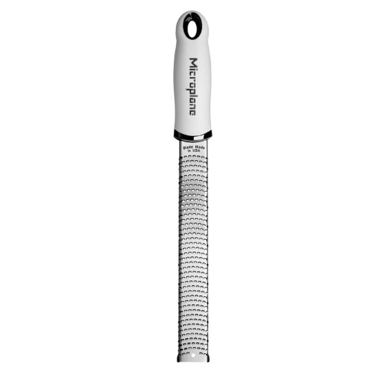 Klassische Reibe, Edelstahl in chirurgischer Qualität, 32,5 cm, Weiß - Microplane