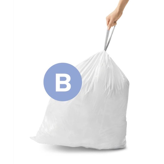 Soppåse-set, kod B, 6 L/ 90 st, plast - simplehuman