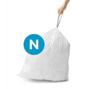 Sopsäckset, kod N, 45-50 L/ 60 st, plast - simplehuman
