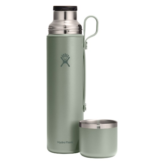 Stainless steel thermal insulating bottle, 1.06 L, "Hot Flask", Agave - Hydro Flask
