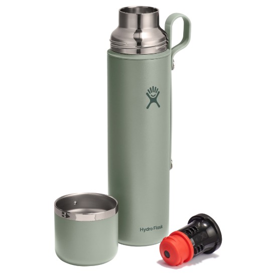 Stainless steel thermal insulating bottle, 1.06 L, "Hot Flask", Agave - Hydro Flask