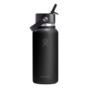 Thermal-insulating bottle, stainless steel, 950ml, "Wide Straw", Tonal Black - Hydro Flask
