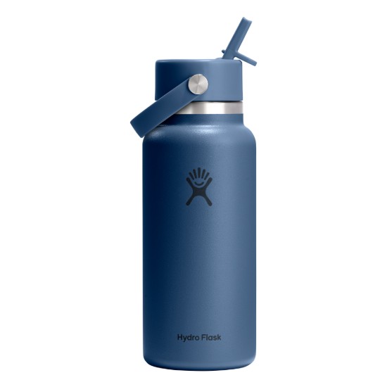 Thermal-insulating bottle, stainless steel, 950ml, "Wide Straw", Harbor Blue - Hydro Flask