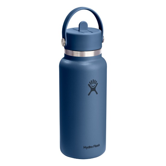 Thermal-insulating bottle, stainless steel, 950ml, "Wide Straw", Harbor Blue - Hydro Flask