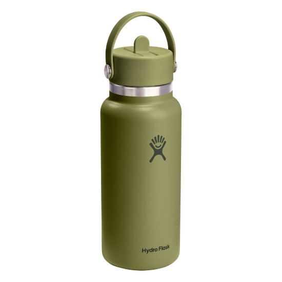 Termoizolacijska boca, nehrđajući čelik, 950 ml, "Wide Straw", Palmer Green - Hydro Flask