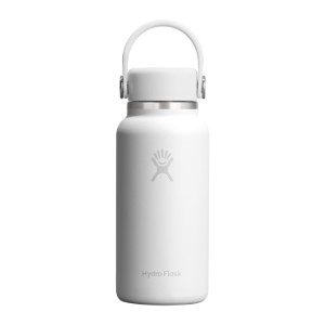 Thermal insulating bottle, stainless steel, 300ml, "Micro Hydro", Tonal White - Hydro Flask