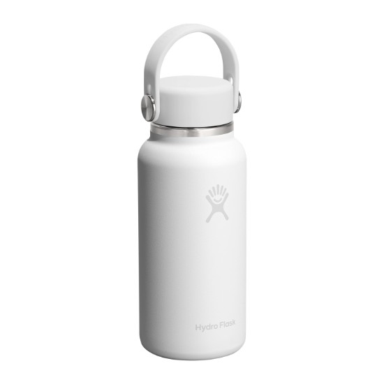 Thermal insulating bottle, stainless steel, 300ml, "Micro Hydro", Tonal White - Hydro Flask