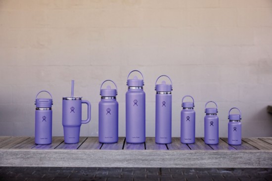 Thermal-insulating bottle, stainless steel, 400ml, "Micro Hydro", Utopia Purple - Hydro Flask