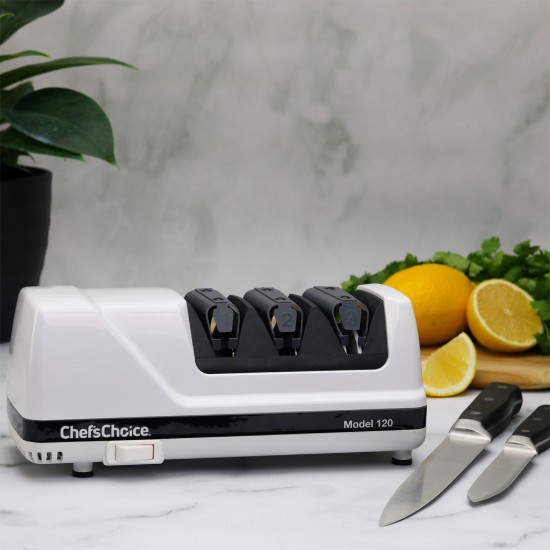 Electric knife sharpener Model 120, White - Chef's Choice