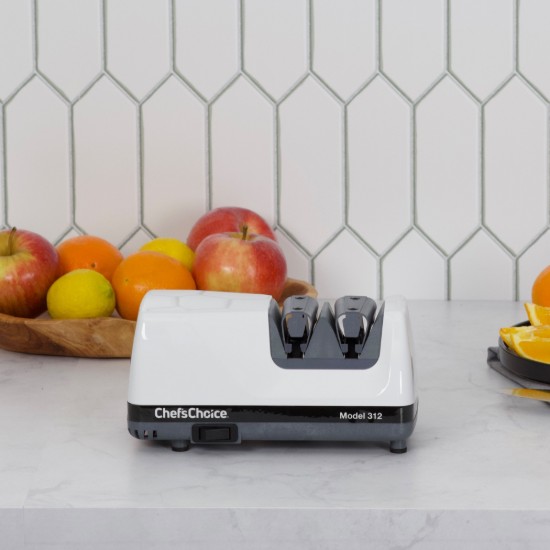 Electric knife sharpener Diamond UltraHone Model 312, White - Chef's Choice