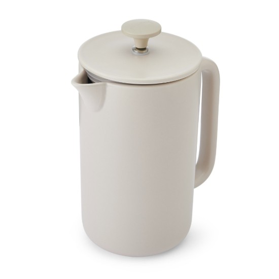 Caffettiera French Press, ceramica, 1 L, "Arezzo", Latte – La Cafetière