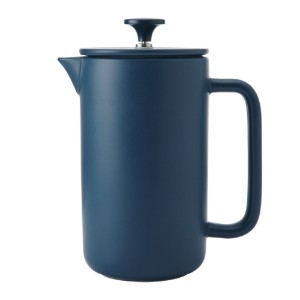 Caffettiera French Press, ceramica, 1 L, "Arezzo", Navy – La Cafetière