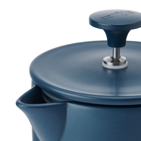 Caffettiera French Press, ceramica, 1 L, "Arezzo", Navy – La Cafetière