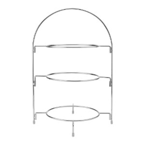 3-tier cake stand, metal, 29 x 19.5 x 43 cm - Artesa