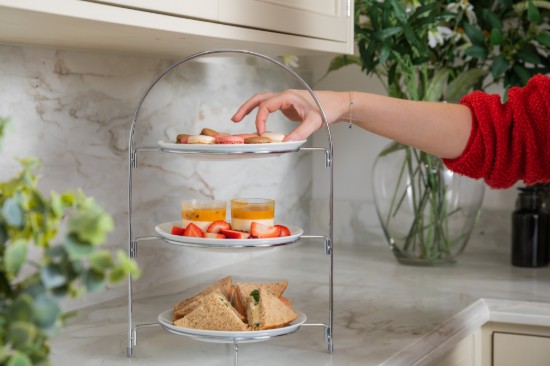3-tier cake stand, metal, 29 x 19.5 x 43 cm - Artesa