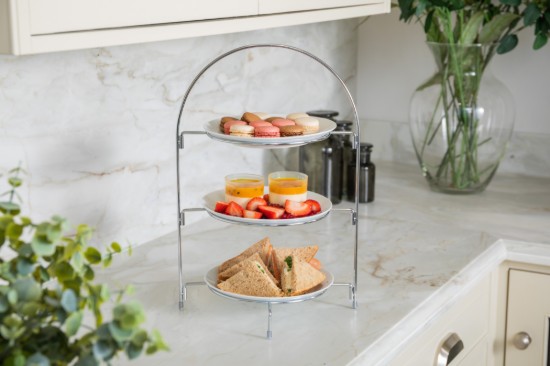 3-tier cake stand, metal, 29 x 19.5 x 43 cm - Artesa