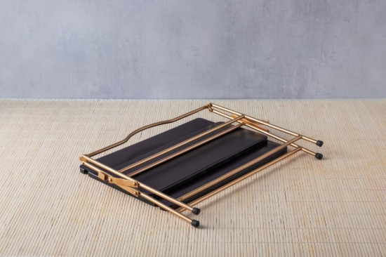 2-tier metal serving stand, 39.5 x 26 x 34.5 cm - Artesa