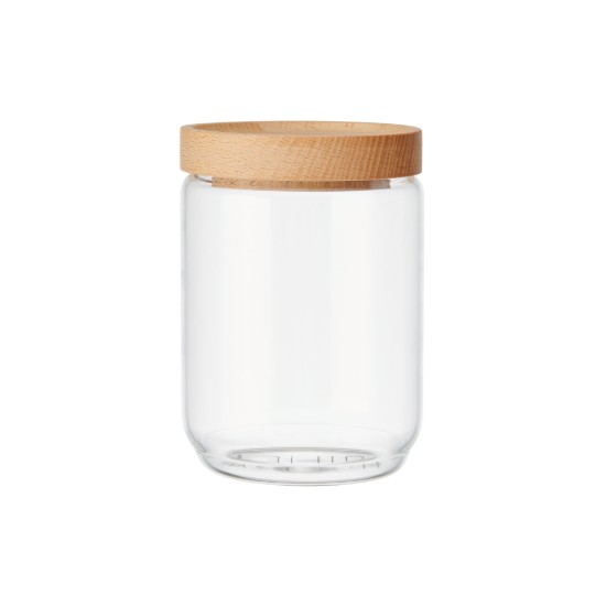 Klaasist säilituspurk, 500 ml, bambuskaanega, "Idilica" - Kitchen Craft