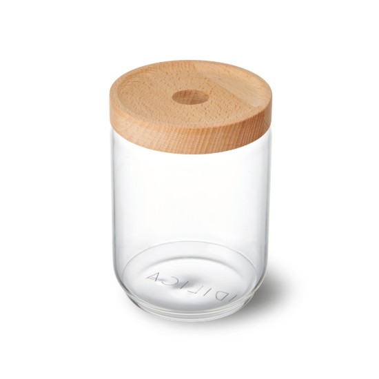 Klaasist säilituspurk, 500 ml, bambuskaanega, "Idilica" - Kitchen Craft