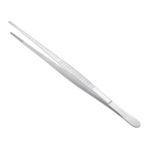 Ruostumattomasta teräksestä valmistetut pinsetit, 30 cm - "de Buyer" -merkki