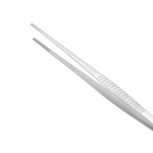 Ruostumattomasta teräksestä valmistetut pinsetit, 30 cm - "de Buyer" -merkki